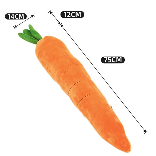 Dog Toy Pet Carrot Plush Toy Vegetable Chew Toy for Small Medium Large Dogs Pet Sound Playing Toy Dog Accessories