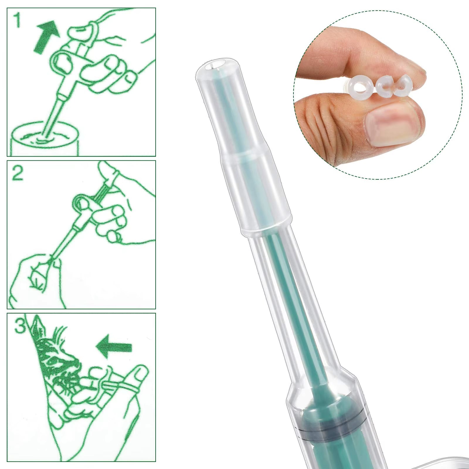 3 Pieces Pet Pill Plunger Popper for Small Cats Dogs Pill Gun Dispenser Shooter Pet Piller Soft Tip Tablet Syringe Pusher